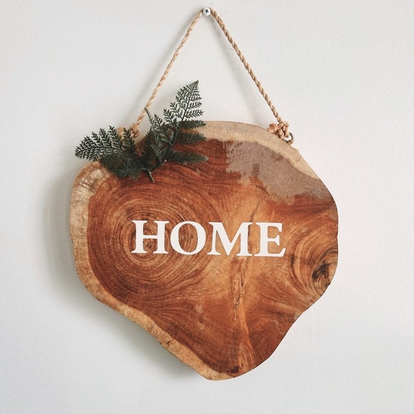Other - Rustic handmade wood  “Home” sign